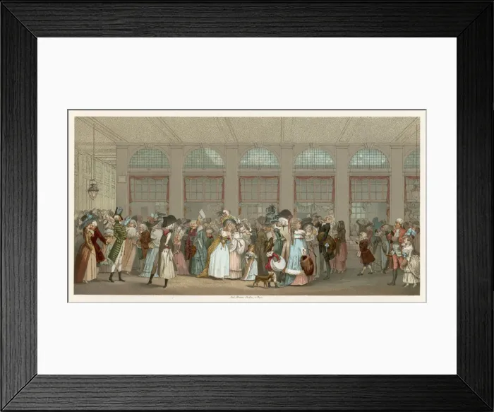 Framed Print : SOCIAL SCENES / FRANCE / C18 Framed Print : SOCIAL SCENES / FRANCE / C18