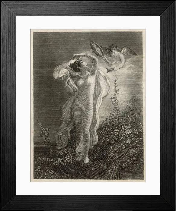 Framed Print : Illustration of Ancient Roman Poet Ovids Art of Love Framed Print : Illustration of Ancient Roman Poet Ovids Art of Love