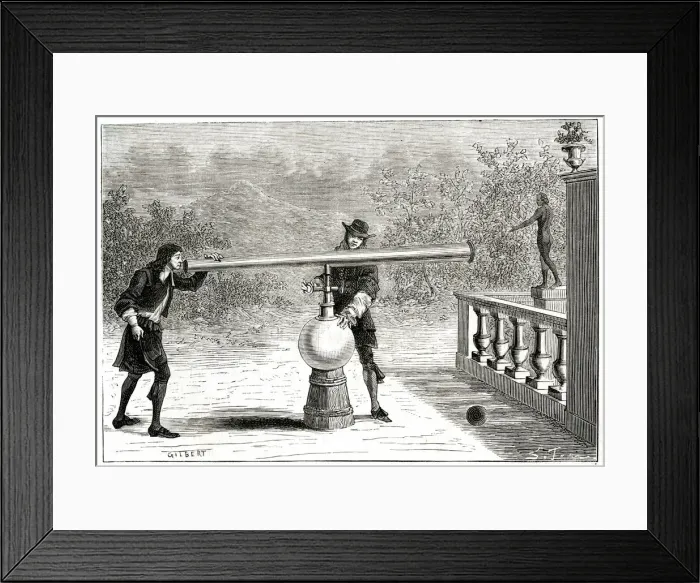 Framed Print : Otto von Guericke Demonstrating his Experiment Framed Print : Otto von Guericke Demonstrating his Experiment