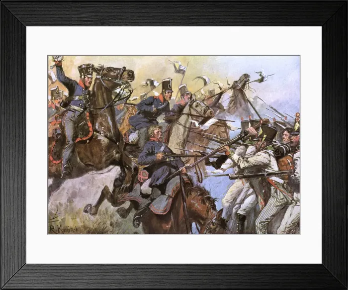 Framed Print : The Battle of Dennewitz Framed Print : The Battle of Dennewitz