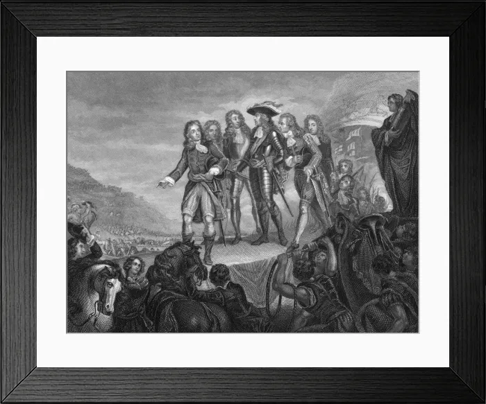 Framed Print : King William III lands Torbay Framed Print : King William III lands Torbay