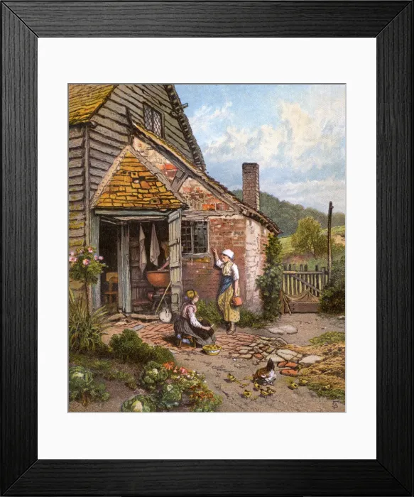 Framed Print : THE KITCHEN GARDEN Framed Print : THE KITCHEN GARDEN