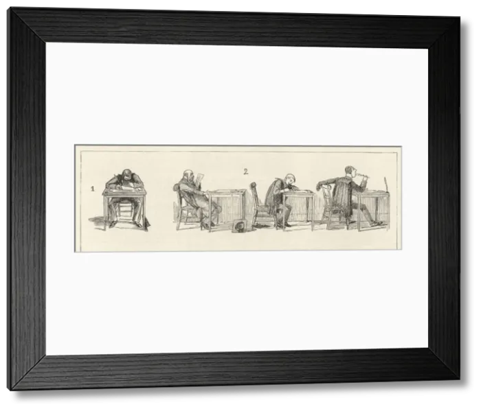 Framed Print : UNIVERSITY EXAMS 1882 Framed Print : UNIVERSITY EXAMS 1882