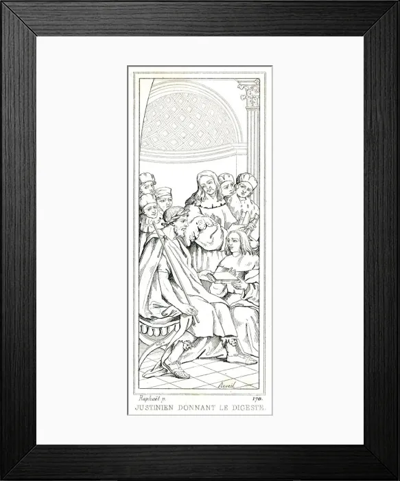 Framed Print : JUSTINIAN I Framed Print : JUSTINIAN I