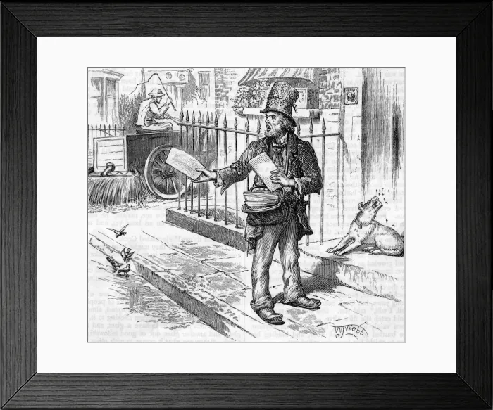 Framed Print : FLYPAPER PEDLAR C19 Framed Print : FLYPAPER PEDLAR C19