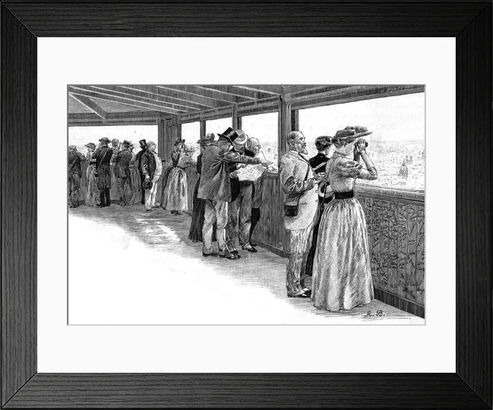 Framed Print : PARIS / EIFFEL TOWER 1889 Framed Print : PARIS / EIFFEL TOWER 1889