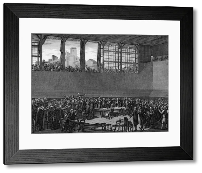 Framed Print : TENNIS COURT OATH Framed Print : TENNIS COURT OATH