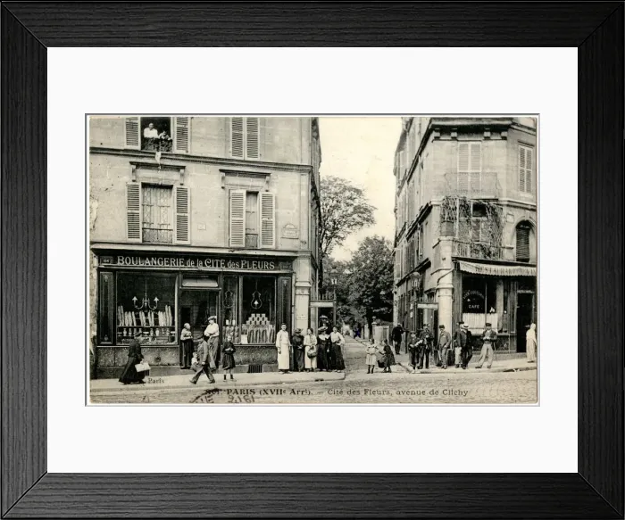 Framed Print : Cite des Fleurs, Avenue de Clichy, Paris, France Framed Print : Cite des Fleurs, Avenue de Clichy, Paris, France
