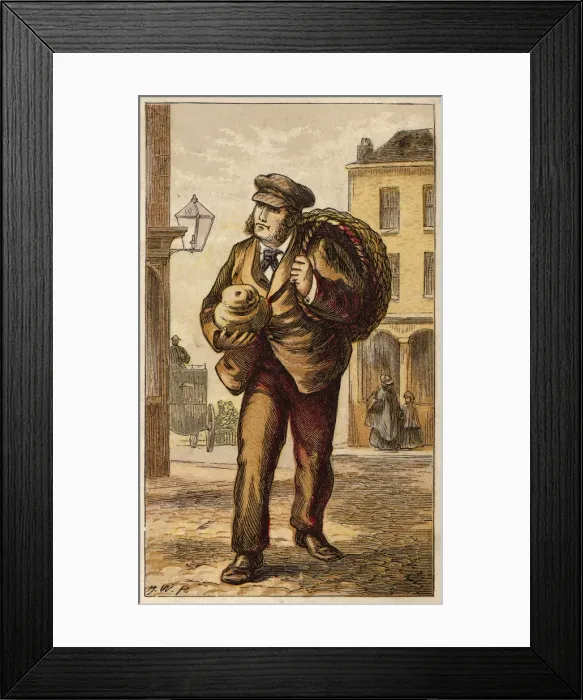 Framed Print : STREET TRADES / BREAD Framed Print : STREET TRADES / BREAD