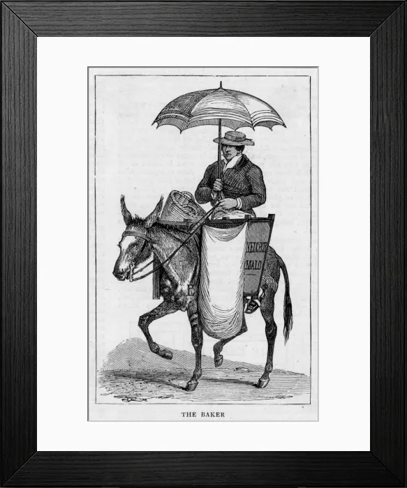 Framed Print : STREET TRADE / BREAD Framed Print : STREET TRADE / BREAD