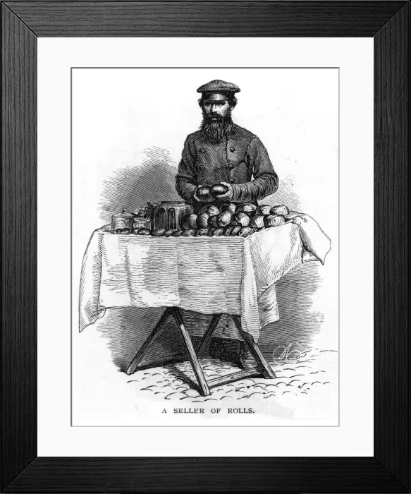 Framed Print : STREET TRADE / BREAD Framed Print : STREET TRADE / BREAD
