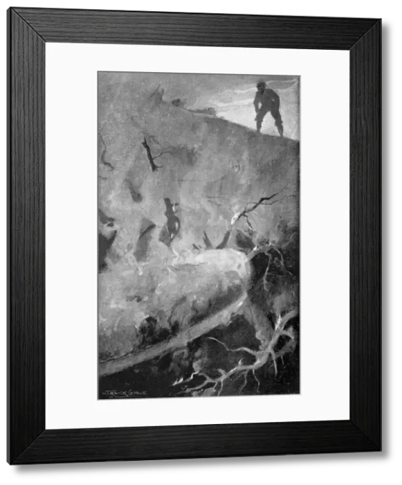 Framed Print : War of the Worlds by H. G. Wells - First Publication Framed Print : War of the Worlds by H. G. Wells - First Publication