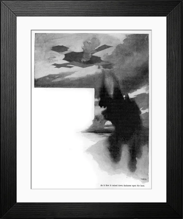 Framed Print : War of the Worlds by H. G. Wells - First Publication Framed Print : War of the Worlds by H. G. Wells - First Publication