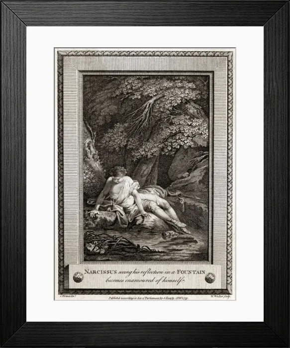 Framed Print : NARCISSUS / CLASSICAL MYTH Framed Print : NARCISSUS / CLASSICAL MYTH