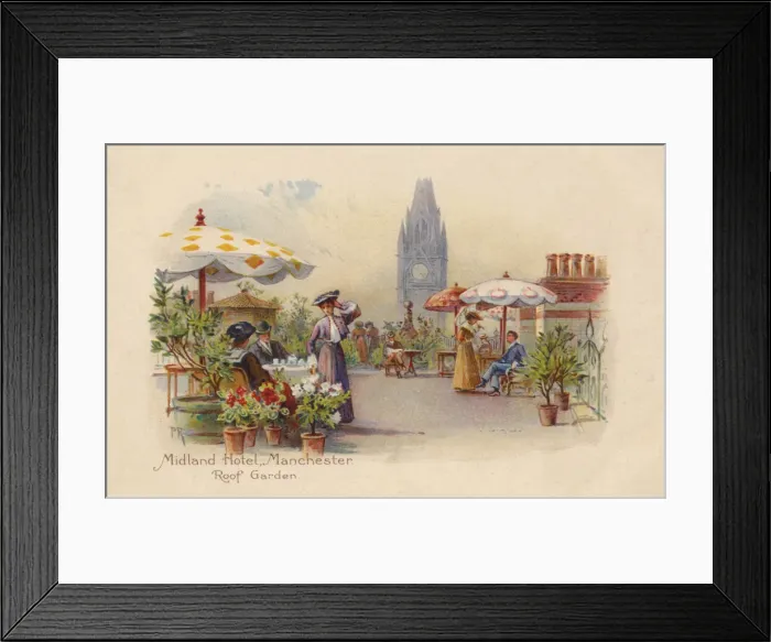 Framed Print : The Roof Garden Framed Print : The Roof Garden