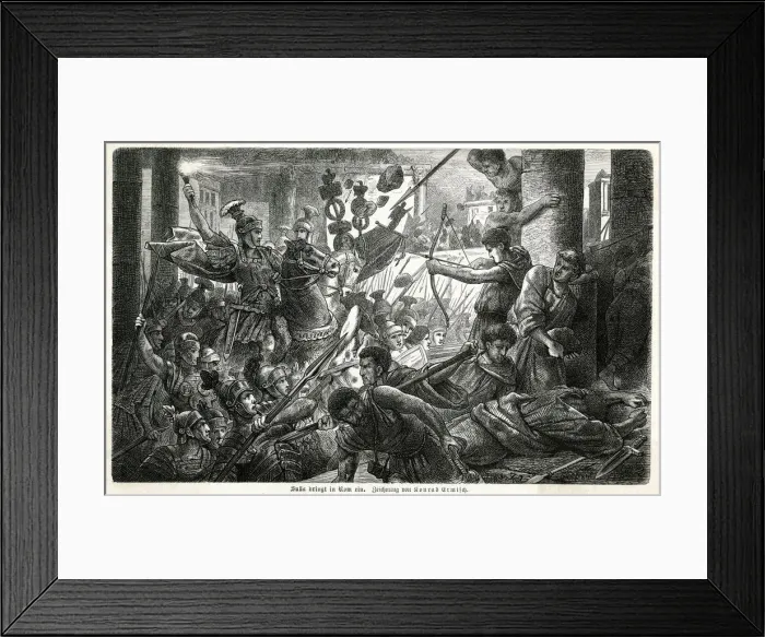 Framed Print : SULLA VICTORIOUS 85 BC Framed Print : SULLA VICTORIOUS 85 BC
