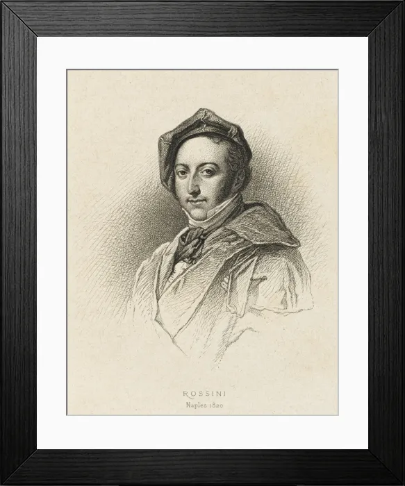 Framed Print : GIOACCHINO ROSSINI Framed Print : GIOACCHINO ROSSINI