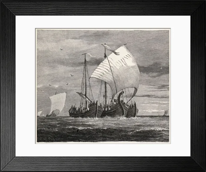 Framed Print : Viking Ship Framed Print : Viking Ship