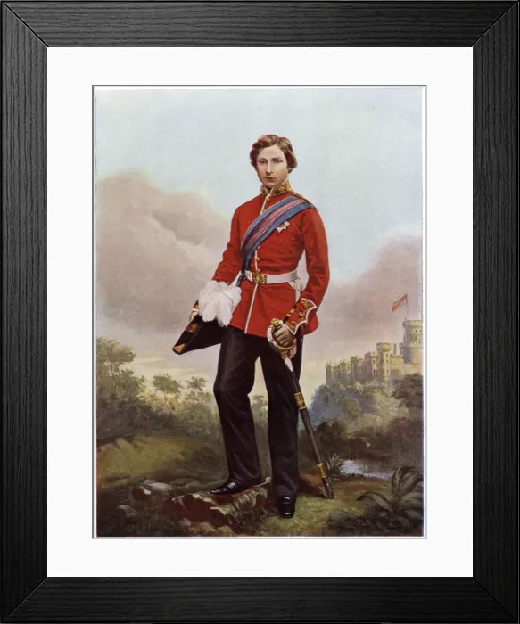 Framed Print : Edward VII in his first Colonel uniform Framed Print : Edward VII in his first Colonel uniform