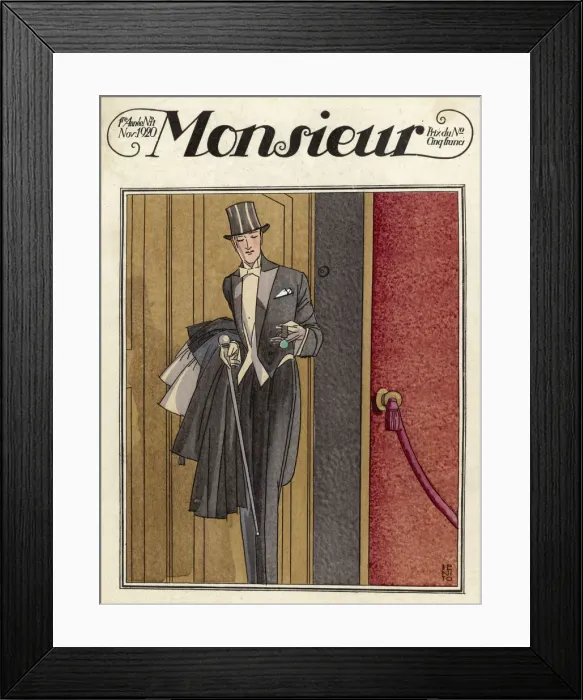 Framed Print : Male Types - 1920 Framed Print : Male Types - 1920