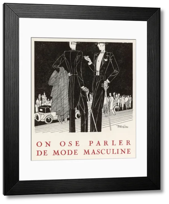 Framed Print : MALE TYPE / MEN ABOUT TOWN Framed Print : MALE TYPE / MEN ABOUT TOWN