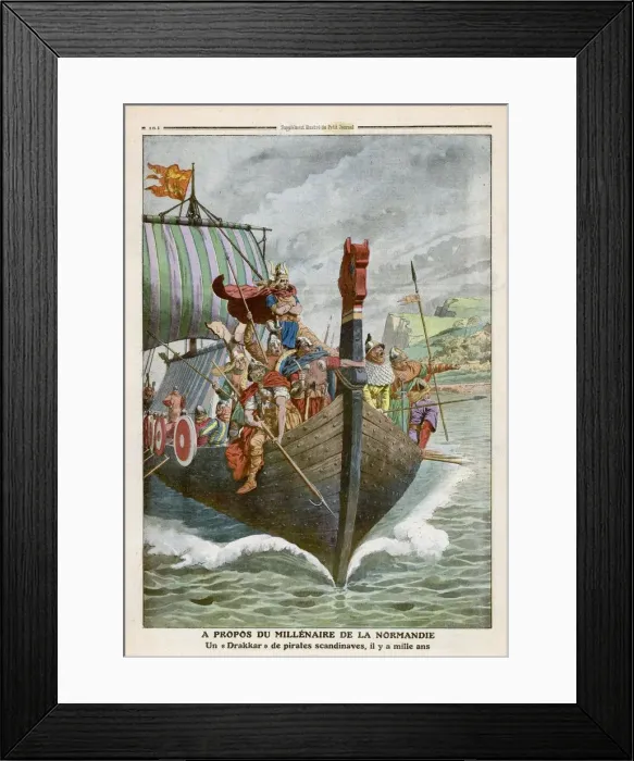 Framed Print : Viking Ships Framed Print : Viking Ships