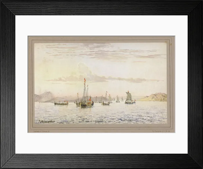 Framed Print : VIKING SHIPS Framed Print : VIKING SHIPS