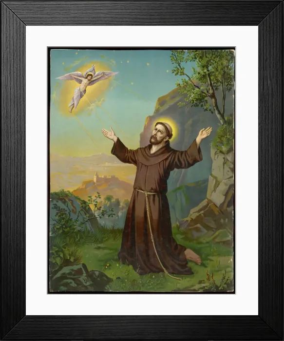Framed Print : FRANCIS ASSISI / GERMAN CH Framed Print : FRANCIS ASSISI / GERMAN CH