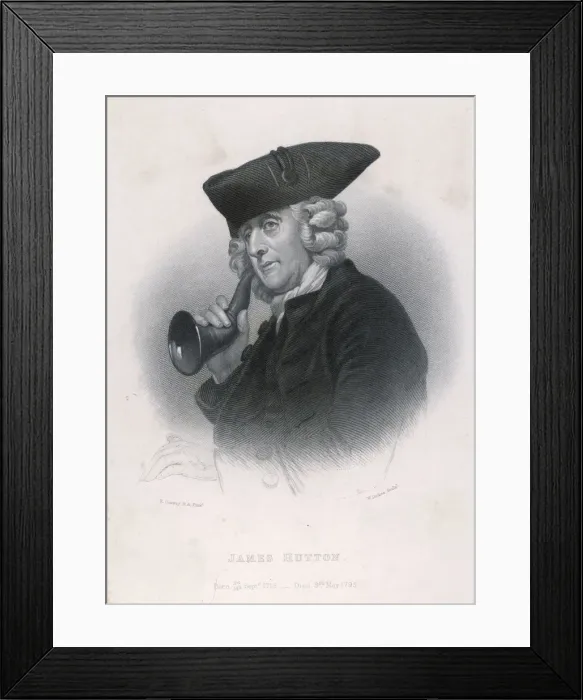 Framed Print : JAMES HUTTON (1715-1795) Framed Print : JAMES HUTTON (1715-1795)