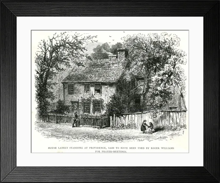 Framed Print : WILLIAMS MEETING HOUSE Framed Print : WILLIAMS MEETING HOUSE