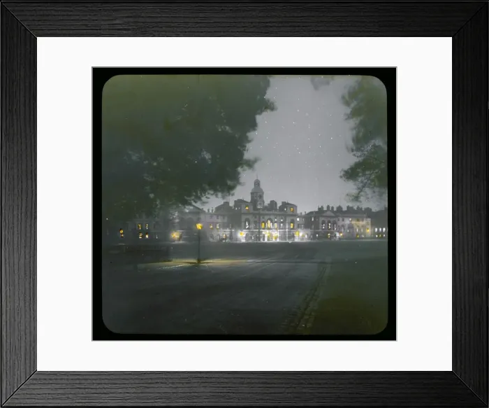 Framed Print : Whitehall - Lantern Slide Framed Print : Whitehall - Lantern Slide
