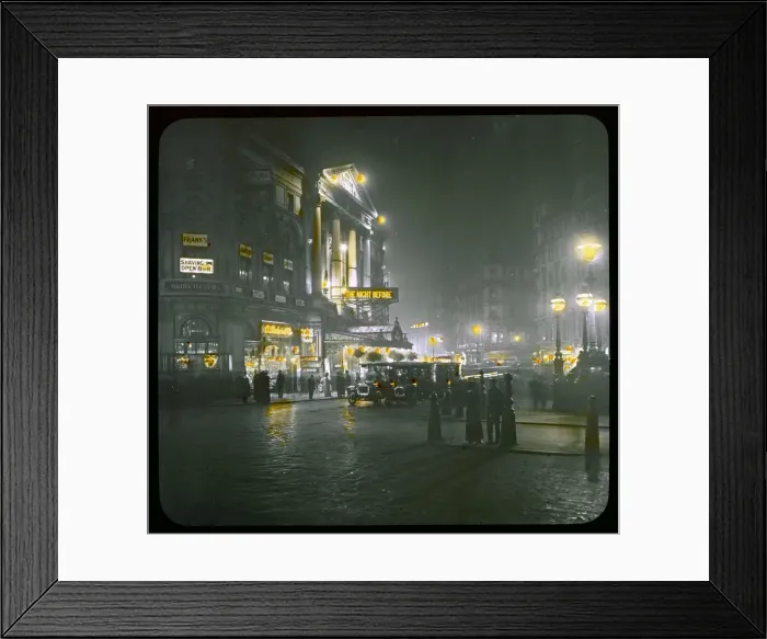 Framed Print : PICCADILLY / LANTERN SLIDE Framed Print : PICCADILLY / LANTERN SLIDE