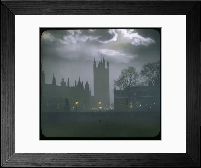 Framed Print : Westminster - Lantern Slide Framed Print : Westminster - Lantern Slide
