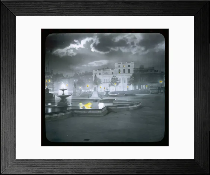 Framed Print : TRAFALGAR / LANTERN SLIDE Framed Print : TRAFALGAR / LANTERN SLIDE