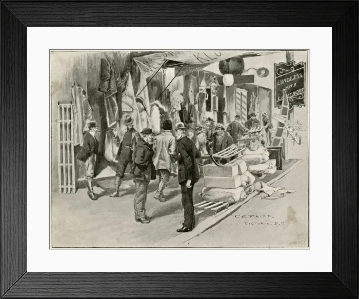 Framed Print : KLONDIKE GOLD RUSH Framed Print : KLONDIKE GOLD RUSH