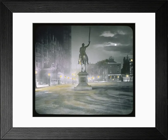 Framed Print : Westminster - Lantern Slide Framed Print : Westminster - Lantern Slide