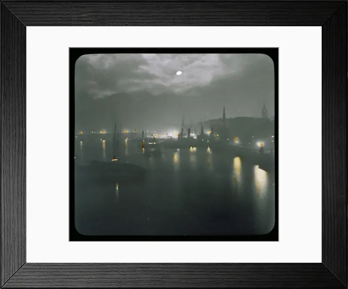 Framed Print : THAMES / LANTERN SLIDE Framed Print : THAMES / LANTERN SLIDE
