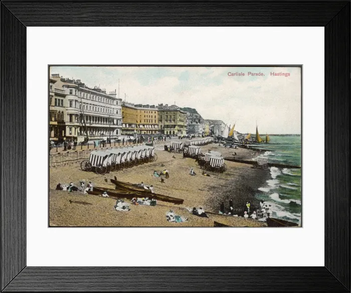 Framed Print : Hastings Beach Framed Print : Hastings Beach