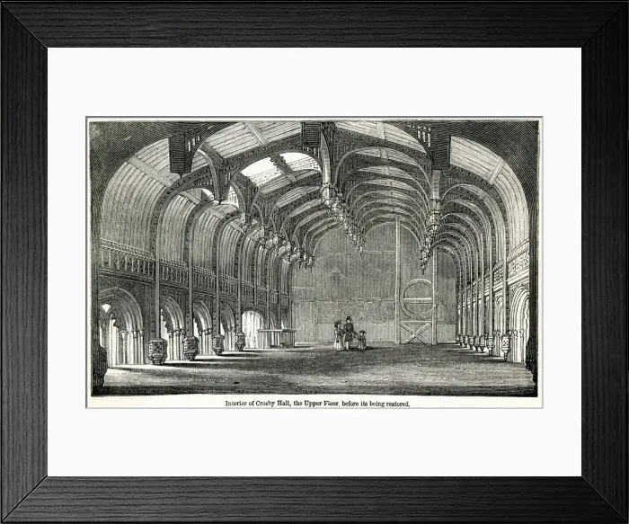 Framed Print : Crosby Hall, Bishopsgate Framed Print : Crosby Hall, Bishopsgate