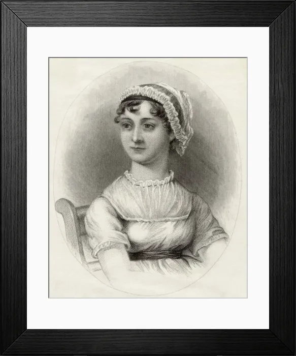 Framed Print : Jane Austen Framed Print : Jane Austen