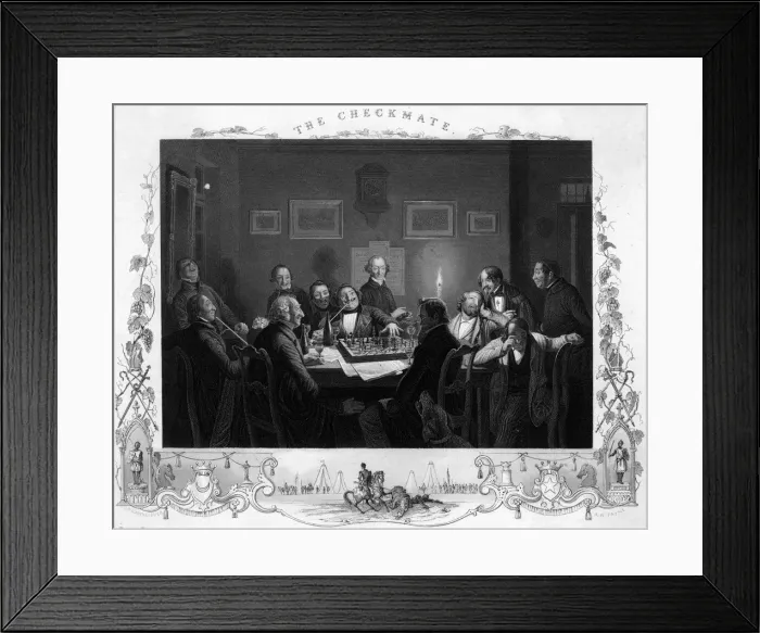 Framed Print : CHESS IN GERMANY Framed Print : CHESS IN GERMANY