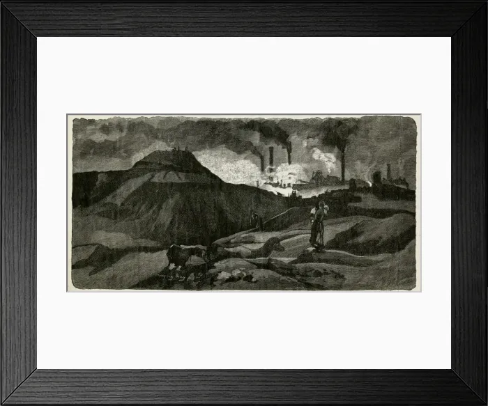 Framed Print : INDUSTRIAL LANDSCAPE Framed Print : INDUSTRIAL LANDSCAPE