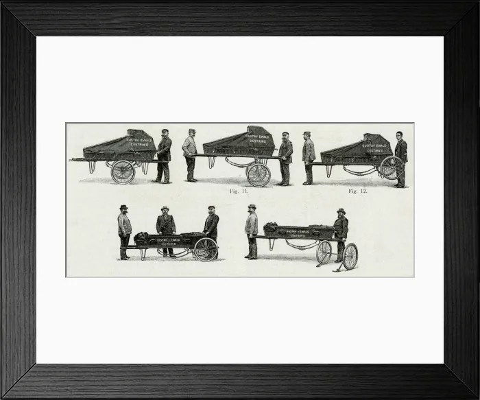 Framed Print : AMBULANCE / GERMANY, 1902 Framed Print : AMBULANCE / GERMANY, 1902