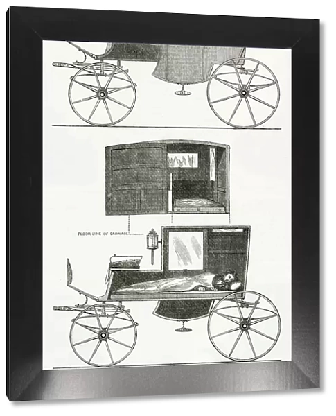 Horse-drawn ambulance 1867