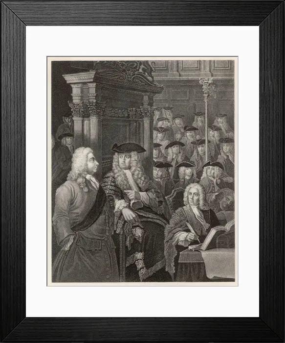 Framed Print : Sir Robert Walpole - House of Commons Framed Print : Sir Robert Walpole - House of Commons