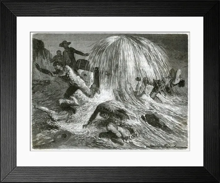Framed Print : DRAKE STRIKES OIL Framed Print : DRAKE STRIKES OIL