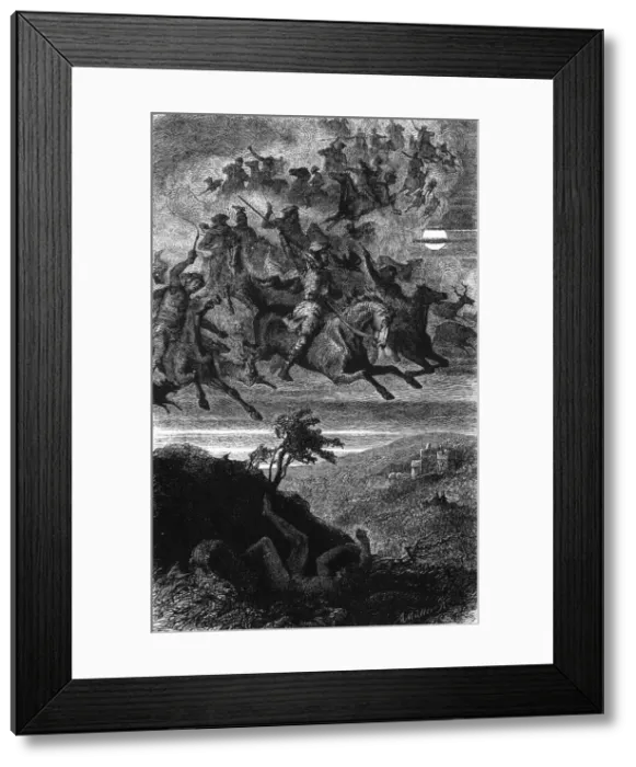 Framed Print : WOTANS WILD HUNT Framed Print : WOTANS WILD HUNT