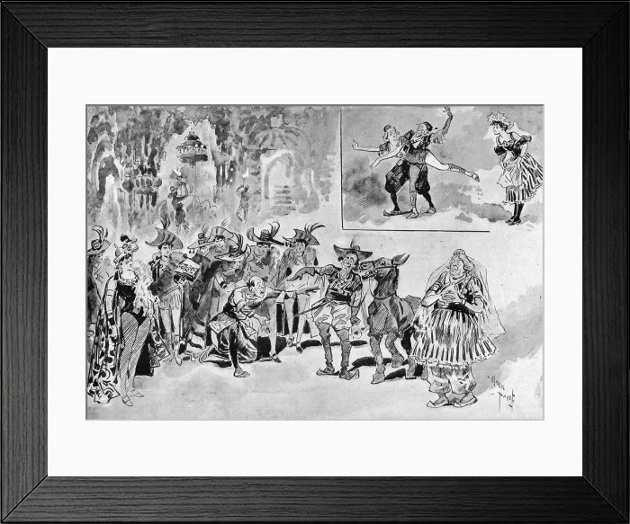 Framed Print : PANTOMIME / FORTY THIEVES Framed Print : PANTOMIME / FORTY THIEVES