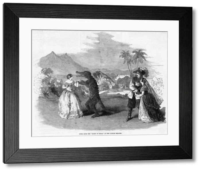 Framed Print : PANTOMIME / QUEEN OF FROGS Framed Print : PANTOMIME / QUEEN OF FROGS