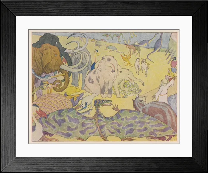 Framed Print : NOAHS ARK. The reason why some species became extinct is because Noah couldnt Framed Print : NOAHS ARK. The reason why some species became extinct is because Noah couldnt